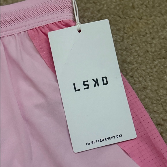 LSKD Accelerate 3” High-Rise Running Short in Candy Pink Marshmallow (size S) - Picture 10 of 14